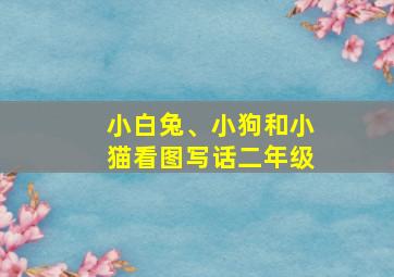 小白兔、小狗和小猫看图写话二年级