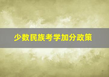 少数民族考学加分政策