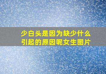 少白头是因为缺少什么引起的原因呢女生图片