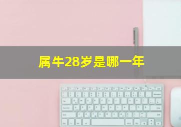 属牛28岁是哪一年