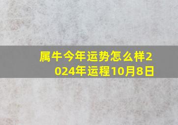 属牛今年运势怎么样2024年运程10月8日