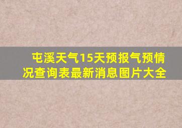 屯溪天气15天预报气预情况查询表最新消息图片大全