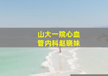 山大一院心血管内科赵晓妹