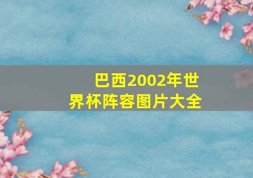 巴西2002年世界杯阵容图片大全