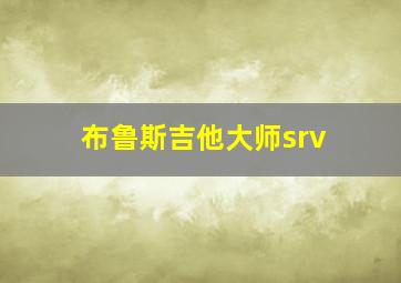 布鲁斯吉他大师srv