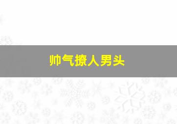 帅气撩人男头