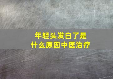 年轻头发白了是什么原因中医治疗