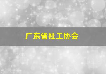 广东省社工协会