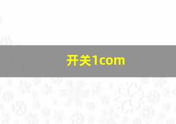 开关1com