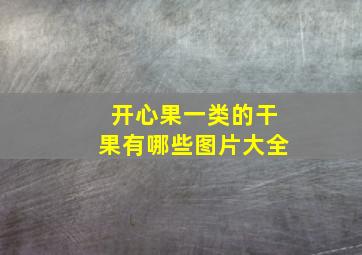 开心果一类的干果有哪些图片大全