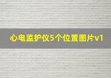 心电监护仪5个位置图片v1