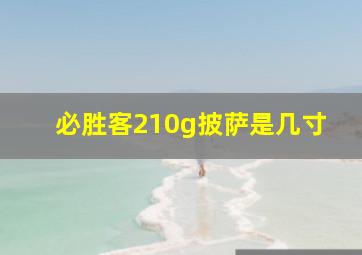 必胜客210g披萨是几寸