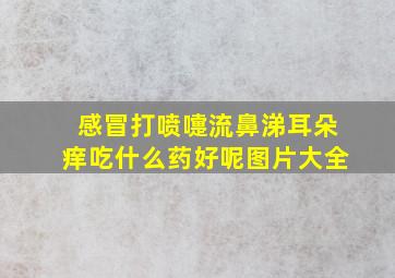 感冒打喷嚏流鼻涕耳朵痒吃什么药好呢图片大全