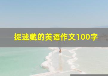 捉迷藏的英语作文100字