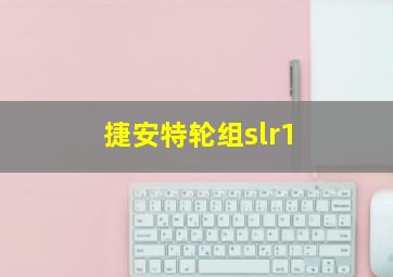 捷安特轮组slr1