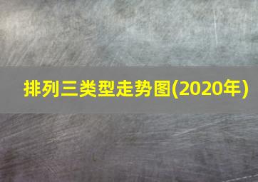 排列三类型走势图(2020年)