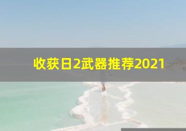 收获日2武器推荐2021