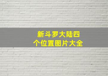 新斗罗大陆四个位置图片大全