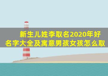 新生儿姓李取名2020年好名字大全及寓意男孩女孩怎么取