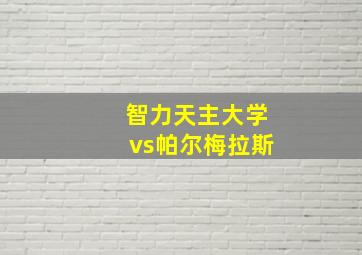 智力天主大学vs帕尔梅拉斯