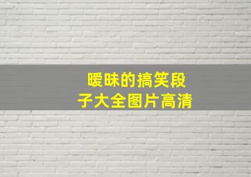 暧昧的搞笑段子大全图片高清