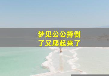 梦见公公摔倒了又爬起来了