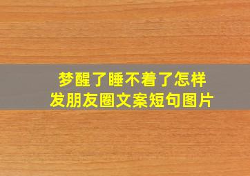 梦醒了睡不着了怎样发朋友圈文案短句图片