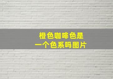 橙色咖啡色是一个色系吗图片