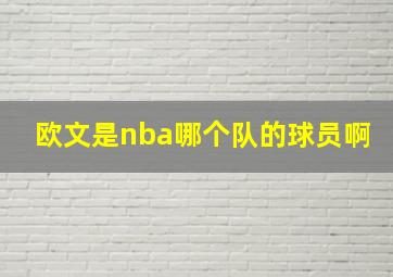 欧文是nba哪个队的球员啊