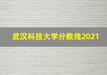 武汉科技大学分数线2021