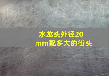 水龙头外径20mm配多大的街头