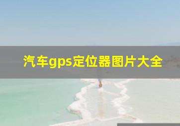 汽车gps定位器图片大全