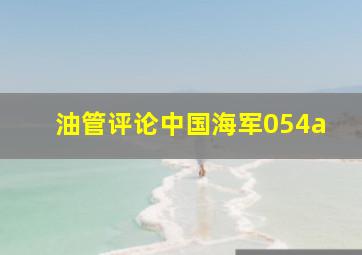 油管评论中国海军054a