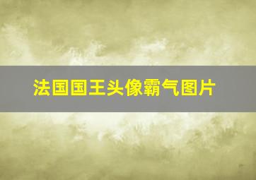 法国国王头像霸气图片