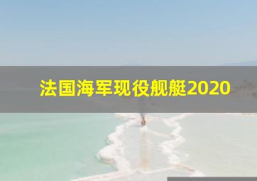 法国海军现役舰艇2020