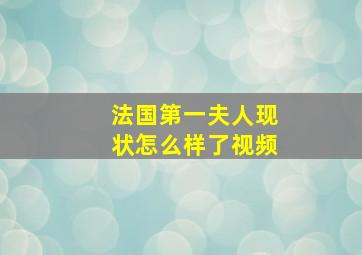 法国第一夫人现状怎么样了视频