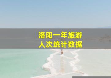 洛阳一年旅游人次统计数据