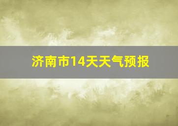 济南市14天天气预报