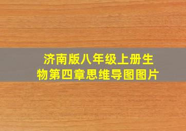 济南版八年级上册生物第四章思维导图图片