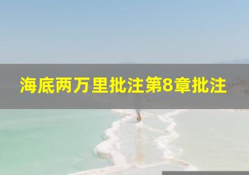 海底两万里批注第8章批注