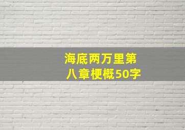 海底两万里第八章梗概50字