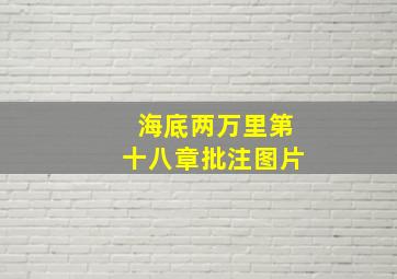 海底两万里第十八章批注图片