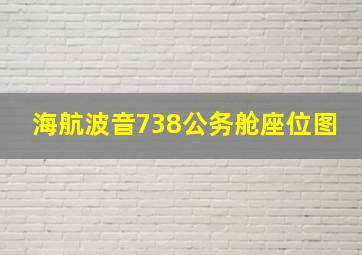 海航波音738公务舱座位图