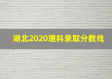 湖北2020理科录取分数线