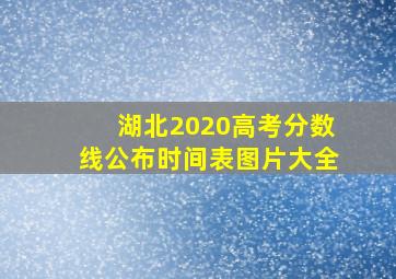 湖北2020高考分数线公布时间表图片大全