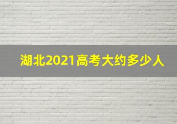 湖北2021高考大约多少人