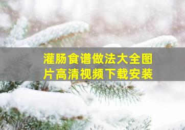 灌肠食谱做法大全图片高清视频下载安装