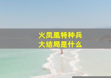 火凤凰特种兵大结局是什么