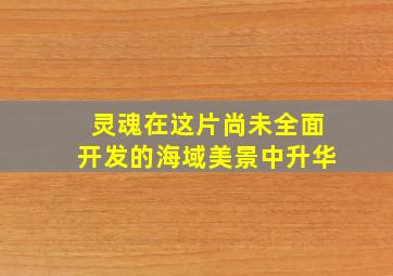 灵魂在这片尚未全面开发的海域美景中升华