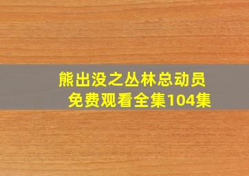 熊出没之丛林总动员免费观看全集104集